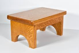 Wooden Step Stool White Oak Foot Stool Bedside Step Potty Step Quarter Sawn Oak Mission Craftsman Style Wooden Step Stool Step Stool Diy Stool