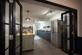 Check Out This Industrial Style Hdb Kitchen And Other Similar Styles On Qanvast Open Kitchen And Living Room Semi Open Kitchen Interior Design Kitchen