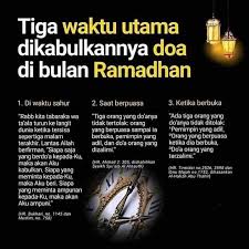 Amalan wajib yang dilakukan di bulan ramadhan adalah melaksanakan puasa. Masjid Pak Madah Official Tiga Waktu Utama Dikabulkan Doa Di Bulan Ramadhan Tazkirah Facebook