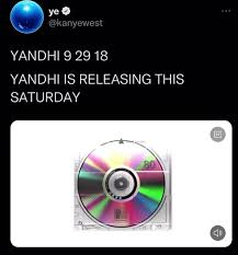 4 years ago today Kanye West forgot to release 'YANDHI' 😔