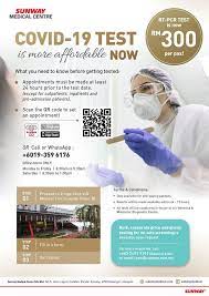 If you need the test results for international travel, including travel. Sunway Medical Centre Covid 19 Test Is More Affordable Now Amcham