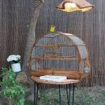 Large Oval Bird Cage Full Handmade / Brown Rustic Cage / Canary Cage / Bird  House / Parakeet Cage / Love Your Bird / Bird Home