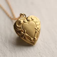 Art Nouveau Heart Locket
