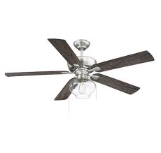 A window fan is great for rooms along the side of your home, but a large indoor ceiling fan is the right choice for a spacious living area or even for your bedroom. Trade Winds 52 Indoor Ceiling Fan In Brushed Nickel