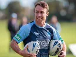 He is a slim, white man, 6ft tall, with brown hair and blue eyes. Blues Maloney Proud Of Big Game Ability The Canberra Times Canberra Act
