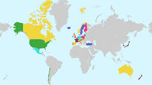 The oecd was initially called the organisation for european economic cooperation, or oeec. Map Of Oecd Countries Atlasbig Com