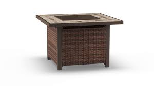 The fire pit is sure to be a vivid focal point on your patio or deck for many seasons to come! Wilson Fisher Augusta All Weather Wicker Gas Fire Pit Table 37 Big Lots
