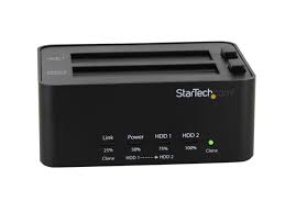 The unidupdock universal sata/ide dual hard drive duplicator functions as both a convenient solid state (ssd) or hard drive (hdd) copying/imaging solution or an external sata/ide ssd or hdd docking station for 2.5in or 3.5in drives (sata, sata ii, sata iii). Startech Com Satdock2reu3 Usb 3 0 Sata Hard Drive Duplicator Eraser Dock Standalone 2 5 3 5in Hdd Ssd Eraser And Cloner Duplicator Sanitizer Newegg Com
