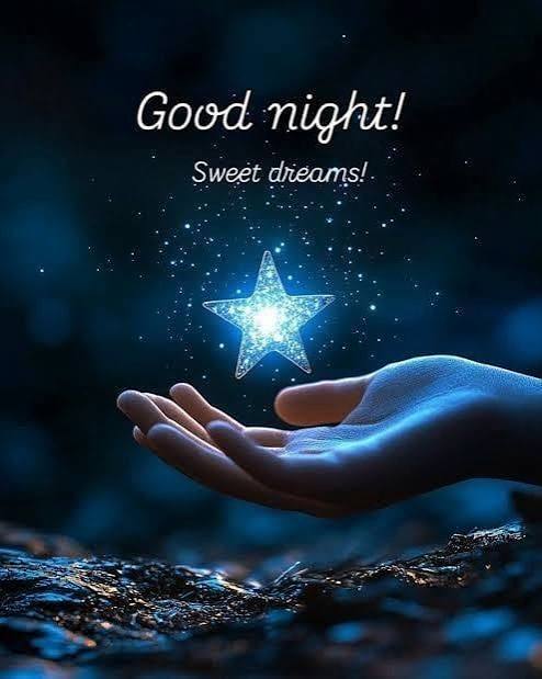 Until tomorrow......Good Night friends ✨ Sweet dreams 🌟💜✨