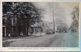 Looking South From Post Office Suffield Conn Old Pictures Pictures Outdoor