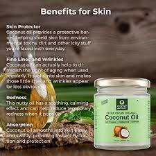 Try applying coconut oil about 15 to 30 minutes before you wash, focusing on the midsection and ends of your hair. Buy Organic Harvest Cold Pressed Extra Virgin Coconut Oil For All Type Skin Hair Growth Premium Grade Edible Coconut Oil For Cooking Unbleached Unrefined Online Looksgud In