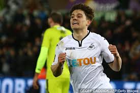 This image shows how close daniel james came to completing a £10m move to leeds before the leeds were confident they could sign james in the summer but in the end he was sold to man utd on. Leeds United Chase Swansea City Midfielder Daniel James