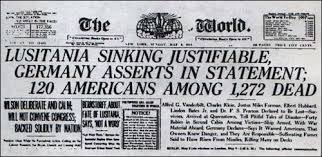 sinking of the lusitania