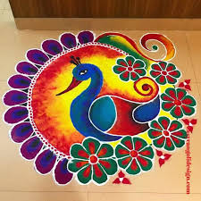 50 Peacock Rangoli Designs Rangoli Ideas March 2020 2021 Flower kolam designs with 9*5 dots *easy rangoli designs *simple muggulu with dots *. 50 peacock rangoli designs rangoli
