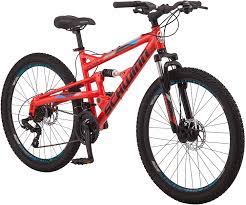 Official site of schwinn bikes and fitness equipment. Amazon Com Schwinn Protocol 1 0 Mens And Womesn Mountain Bike 26 Inch Wheels 24 Speed Drivetrain Lightweight Aluminum Frame Full Suspension Red Blue Sports Outdoors