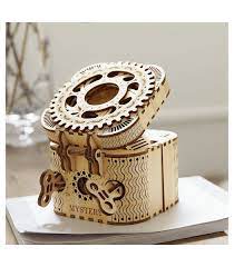 They are very fun and challenging! Rokr 3d Puzzle Treasure Box Wooden Building Toy Kit Buildingtoystore Com