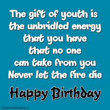 Rainbow particles and colorful words original happy birthday gif. Top 100 Birthday Wishes For Teenagers Amazing Messages