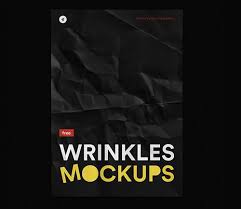 Free Plastic Wrinkled Reflections Mockup Ls Graphics In 2020 Crumpled Paper Mockup Paper Mockup