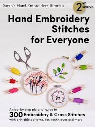Размер схемы classic cross stitch. Hand Embroidery Stitches For Everyone 2nd Edition Ebook By Juby Aleyas Koll 9789353615925 Rakuten Kobo United States