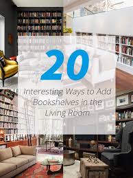 #library #living room #great room #interior design #book displays #contemporary. 22 Interesting Ways To Add Bookshelves In The Living Room Home Design Lover