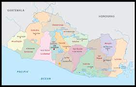 The departments (abbreviation in parentheses) and their capitals are: El Salvador Maps Facts World Atlas