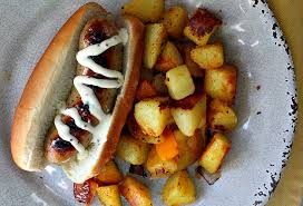 Here's a tasty sounding recipe that is also gluten free. Chicken Apple Sausage Breakfast Hot Dogs Cooking On The Ranch
