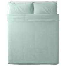 Bergpalm Duvet Cover And Pillowcase S White Green Stripe Full Queen Double Queen Ikea Duvet Covers Striped Duvet Covers Mint Duvet