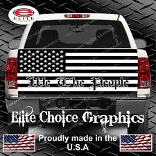 Matte Black American Flag Window Decal Ram 1500 American Flag Truck Tailgate Wrap Vinyl Graphic Decal Sticker Wrap Tailgate Wraps Truck Tailgate Tailgate