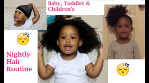 How To Style Baby Toddler Hair Before Bed Keep It Neat Youtube