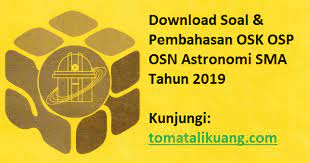 Olimpiade sains nasional (osn) secara konsisten terus dikembangkan sebagai salah satu program pembinaan olah pikir peserta didik. Soal Pembahasan Osk Osp Osn Astronomi Sma 2019 Pdf