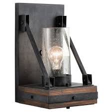 These rustic wall candle holders will allow you to spread the joy of that light throughout your home without worry of knocking over a candle. Rustic Lodge Wall Sconce Lighting