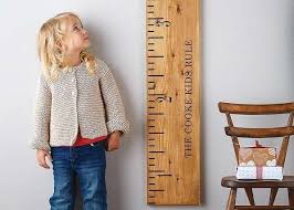 Retro Height Calculation Charts Height Chart Kids Height Chart Kids Room