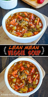 Lean Mean Veggie Soup Use Your Favorite Vegetables To Make A Pot Of This Healthy Detox Soup This Ea Veggie Soup Recipes Healthy Detox Soup Veggie Detox Soup