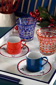 Kütahya porselen topkapı fincan takımı. Kutahya Porselen Cintemani 9733 Desen Kahve Fincan Takimi Alkapida Com