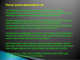 Jika dilihat daripada kepentingan air, ianya merupakan keperluan asas bagi semua hidupan, adalah wajar untuk kita melakukan penilaian terhadap kualiti air dari semasa ke semasa supaya langkah pengurusan (proses pencegahan, pemeliharaan, pemuliharaan, dan pengawalan ke atas penggunaan. Pencemaran Kualiti Air