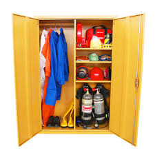 The tall height and narrow width allow you to store items from top to bottom, saving valuable floor space in your home. China Sysbel Personal Protective Emergency Equipment Safety Cabinet Ppe Storage Cabinet China Safety Cabinet Emergency Equipment Cabinet