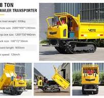 All Terrain Mini Dumper Dump Truck Crawler Small Rubber ...