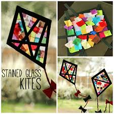 10% coupon applied at checkout. Colorful Stained Glass Kites Window Display Make And Takes