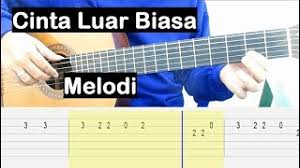 Dm g tapi cintaku padamu luar biasa am aku tak punya bunga f aku tak punya harta. Belajar Melodi Gitar Cinta Luar Biasa Belajar Gitar Melodi Untuk Pemula Tab Youtube