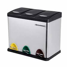 Blu realizzato in plastica resistente attraente e utile dimensioni piccole, 490 x 300 x 450 (mm), 9,5 (lt) Migliori Bidoni Raccolta Differenziata E Non Solo