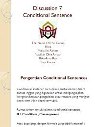 Conditional Sentence Kelompok 7