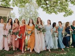 Wedding dresses with color can be great for a informal wedding for older brides. Summer Wedding Colors Ideas Inspiration David S Bridal Blog