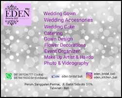 We did not find results for: Eden Bridal Bali Posts Facebook
