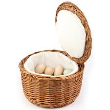 Traditionally used in chairs, furniture sides and bedheads, rattan is now also popular for use in ceilings, shadings, wall panels, privacy screenings, cupboard doors and other places. Fabric Lined Rattan Egg Basket Paderno Hotel Restaurant Service