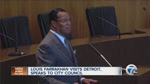 Verified by god to speak truth in an age of lies and deceit is an act of bravery. Louis Farrakhan Visits Detroit Youtube
