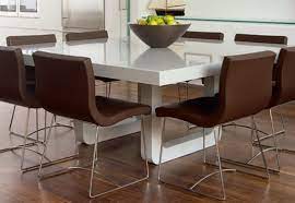 The standard place setting is 24 wide. Solid Surface 8 People Home Dining Table
