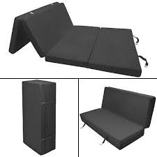 Klappmatratze Gastematratze 195x120x7cm Schwarz Reisematratze Faltmatratze Bett Faltmatratze Klappmatratze Reisematratze