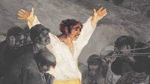 Goya dipinge una tristissima situazione, dove sulla sinistra puoi vedere i cittadini. Francisco Goya Le Fucilazioni Del 3 Maggio 1808 Youtube