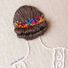 Watch and try out this lovely french braid for your hairstyle embroidery. Beautiful 3d Embroidery Uses Thread To Mimic Gorgeous Hair