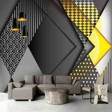 We hope you enjoy our growing collection of hd images to use as a background or home screen for your smartphone or computer. 3d Wallpaper Geometry Pattern Living Room Tv Background Wall Decoration Mural Ebay